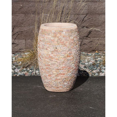 Stoned Urn FNT40526 Ceramic Vase Complete Fountain Kit Vase Fountain Blue Thumb